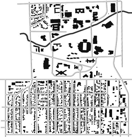 Ανάλυση οδών του campus του Πανεπιστημίου του Τολέδο