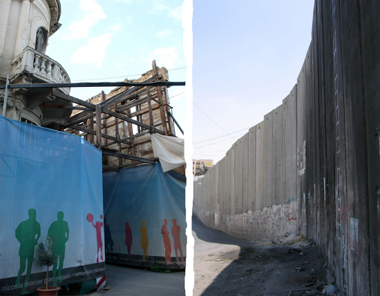 buffer zone and the wall