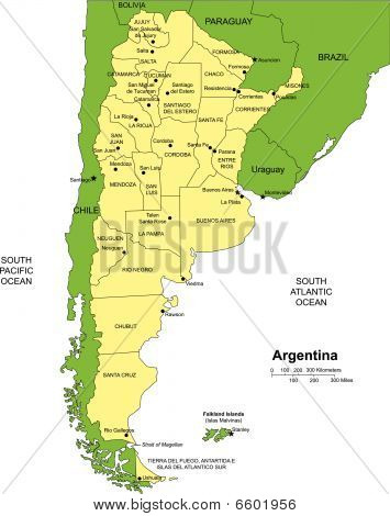 Argentina Administrative Map